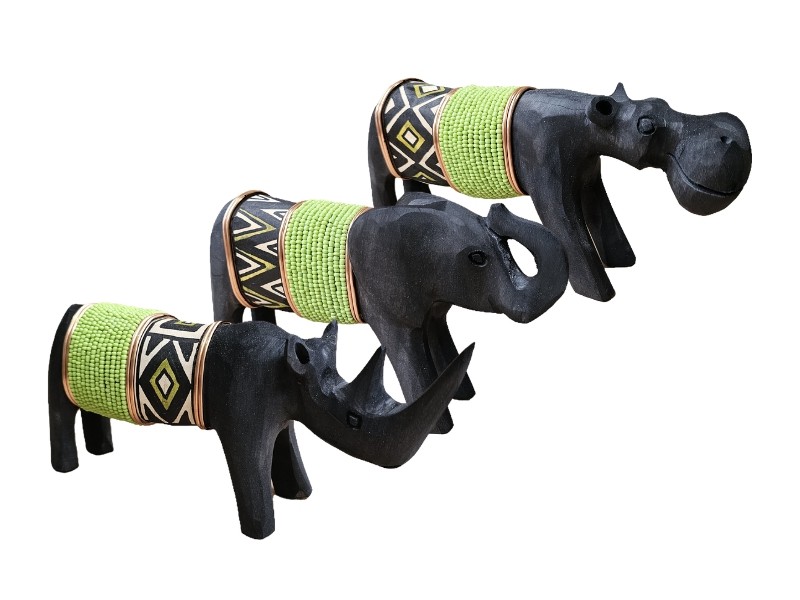 Lime Green and Ethnic Pattern